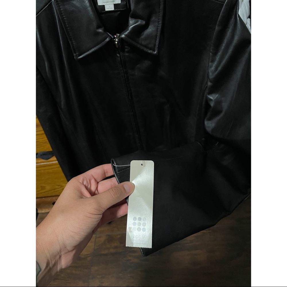 Apt 9 Lambskin Leather Jacket - Picture 2 of 5